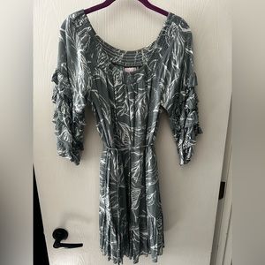 Pink Lilly Sage Green Dress